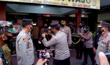 Tegas-ke-Pelanggar-Prokes,-Polri-Ganjar-Satpam-BRI-di-Makassar-Penghargaan