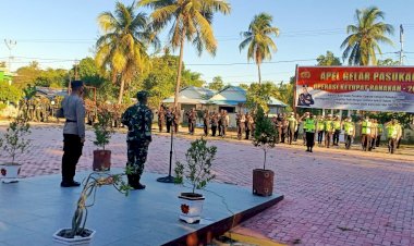 Polres-dan-Kodim-Gelar-Apel-Bersama-Pengaman-Malam-Takbir