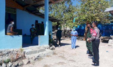 Gandeng-Nakes-dan-Babinsa,-Bhabinkamtibmas-Jajaran-Polres-Sumba-Timur-Tracing-Ke-Pasien-Terpapar-Covid-19