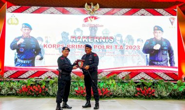 Buka-Rakernis-Brimob,-Kapolri:-Amankan-Agenda-Nasional-Hingga-Internasional