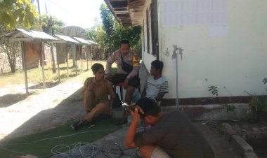 Bhabin-Desa-Kuta-Ajak-Karang-Taruna-Jaga-Situasi-Kamtibmas-Tetap-Aman