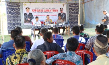 Kunker-Ke-Polsek-Tabundung,-Kapolres-Sumba-Timur-Lakukan-Beberapa-Agenda-Kegiatan