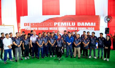 Polri,-Dewan-Pers,-dan-Pimpinan-Media-Deklarasi-Pemilu-Damai-2024.