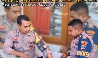 Pastikan-Kesehatan-Anggota-PAM-Pleno-PPK,-Baurkes-Polres-Sumba-Timur-Periksa-Kesehatan-Dan-Bagi-Vitamin.