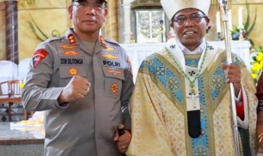 Kapolda-NTT-Hadiri-Misa-Pentahbisan-Uskup-Agung-Ende-Mgr.-Paulus-Budi-Kleden,-SVD.
