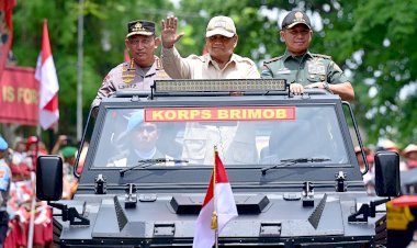Presiden-Prabowo-Disambut-Meriah-di-Pembukaan-Apel-Kasatwil-Polri-2024