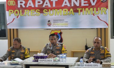 Kapolres-Sumba-Timur-Tutup-Anev-Bulan-Januari-2025:-Tekankan-Peningkatan-Kegiatan-Rutin