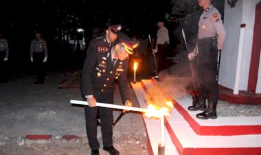 HUT-RI-ke-80,-Kapolres-Sumba-Timur-Pimpin-Renungan-Suci-di-TMP-Umbu-Ndawa-Kareuk