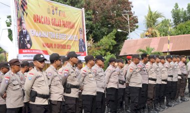 Polres-Sumba-Timur-Polda-NTT,-Gelar-Pasukan-Jelang-Pengamanan-Tour-De-En-Te-Te
