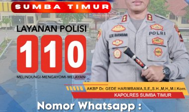 Dekatkan-Diri-dengan-Masyarakat,-Kapolres-Sumba-Timur-Sampaikan-Nomor-Layanan-Pengaduan