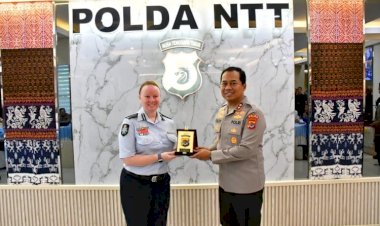 Kapolda-NTT-Terima-Delegasi-Trilateral-Meeting-Polri,-AFP,-dan-PNTL,-Perkuat-Sinergi-Pengamanan-Perbatasan