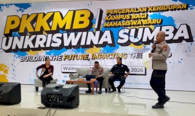 Perkuat-Karakter-Kebangsaan,-Polres-Sumba-Timur-Hadir-di-PKKMB-Unkriswina-Sumba