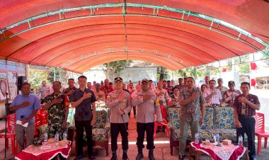Kunker-ke-Polsek-Lewa,-Kapolres-Sumba-Timur-Perkuat-Koordinasi-dan-Pelayanan-kepada-Masyarakat