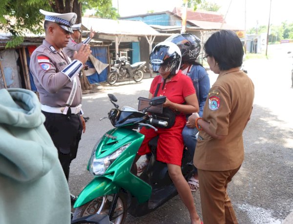 Operasi Zebra Turangga 2025 Hari ke-2 Digelar di Kota Waingapu, Fokus Tertib Lalu Lintas