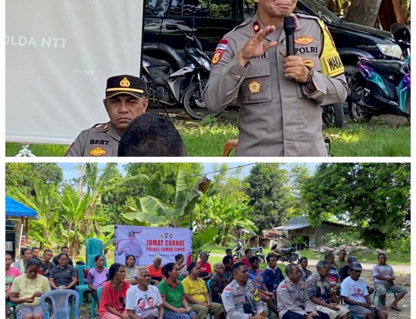 Wakapolres Sumba Timur Gelar Jumat Curhat, Serap Aspirasi Warga Mauliru