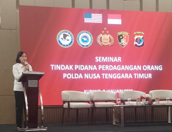 Perkuat Penanganan TPPO, Polda NTT dan ICITAP Gelar Seminar di Kupang