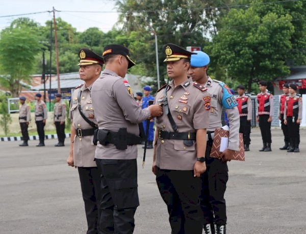Kapolres Sumba Timur Pimpin Sertijab, Kompol Angga Maulana Resmi Menjabat Wakapolres