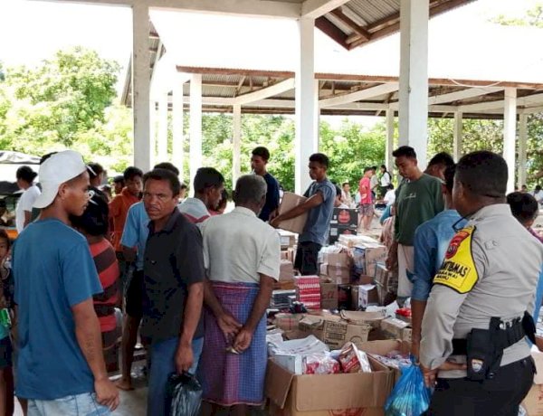 KRYD Polres Sumba Timur di Pasar Lulundilu, Ajak Warga Aktif Jaga Kamtibmas