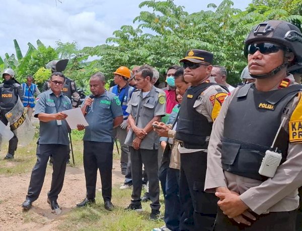 Pengamanan Terukur dan Humanis, Eksekusi PN Waingapu Berjalan Kondusif