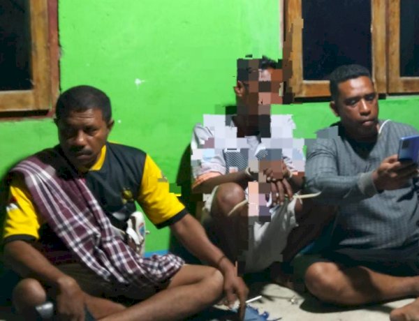 Polsek Pahunga Lodu Polres Sumba Timur Tangkap DPO Polres Sabu Raijua di Pesisir Hanggaroru