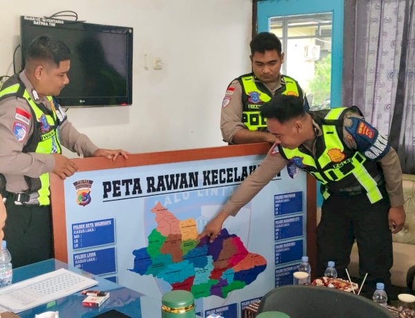 Petakan Blackspot dan Troublespot, Satlantas Sumba Timur Perkuat Strategi Tekan Lakalantas