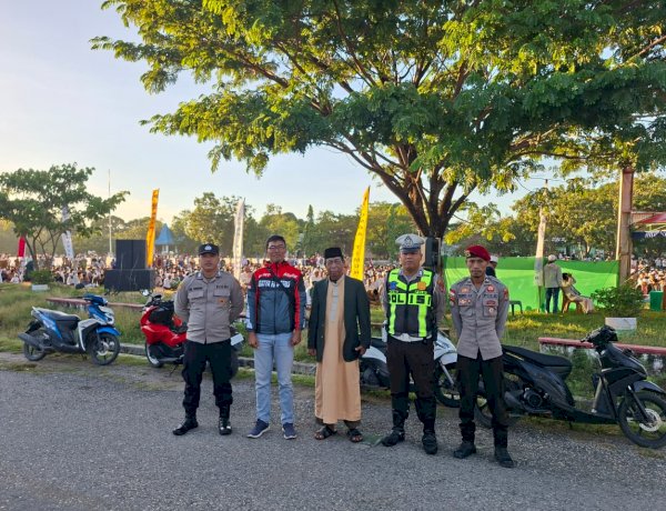 Polres Sumba Timur Kawal Kelancaran Sholat Iduladha 1447 H
