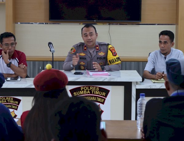 Polres Sumba Timur Terima Audiensi Aliansi Mahasiswa Terkait Dugaan Kekerasan Seksual