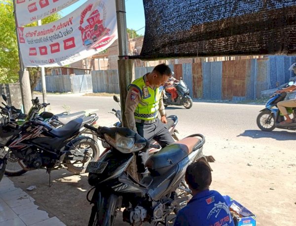 Polres Sumba Timur Tindak Tegas Knalpot Brong, Bengkel Diingatkan Tak Layani Modifikasi