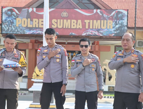Polres Sumba Timur Gelar Terapi Kesehatan Mental Massal bagi Personel dalam Rangka Hari Bhayangkara ke-80