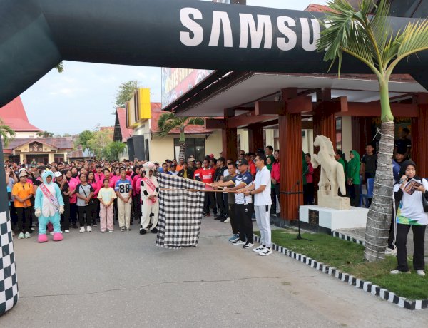 Polres Sumba Timur Perkuat Sinergitas Melalui Olahraga Bersama Peringati Hari Bhayangkara ke-80