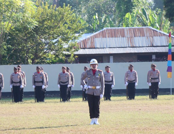 Iptu Antonius Umbu H. Njurumana Pimpin Upacara Hari Bhayangkara ke-80, Wujud Kepercayaan atas Dedikasi Pengabdian