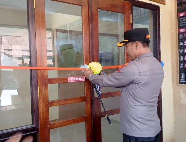 Kapolres Sumba Timur Resmikan Ruangan Baru Sat Resnarkoba, Tegaskan Komitmen Perangi Narkoba hingga ke Akar
