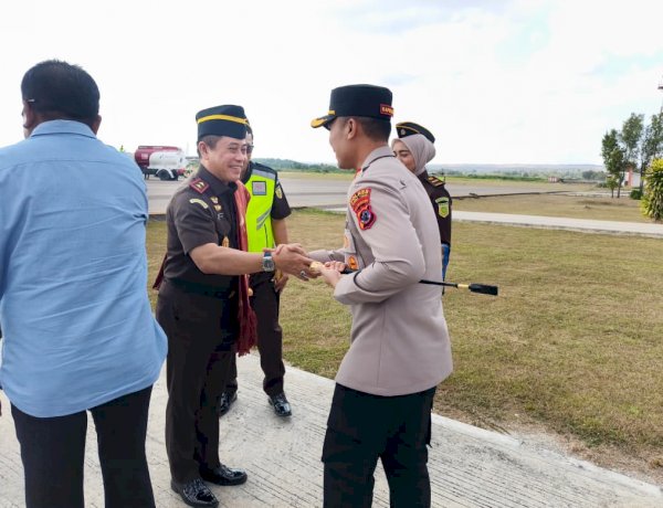 Kapolres Sumba Timur Hadiri Kunjungan Kerja Kajati NTT, Perkuat Sinergi Antarlembaga