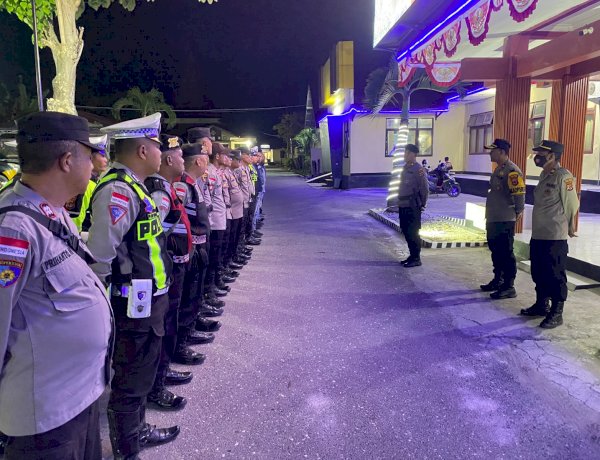 Patroli Presisi Polres Sumba Timur Hadir Jaga Kamtibmas di Kota Waingapu