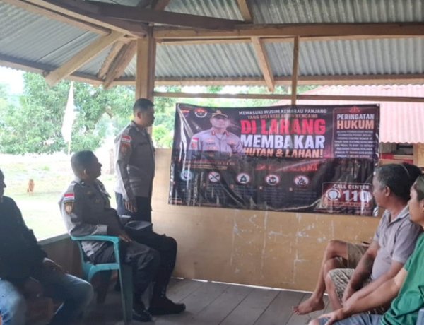 Cegah Karhutla, Polsek Karera Polres Sumba Timur Sosialisasikan Bahaya Kebakaran Hutan dan Lahan