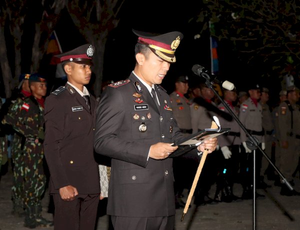 Renungan Suci HUT RI ke-81 di Sumba Timur, Kapolres Ajak Generasi Penerus Lanjutkan Perjuangan