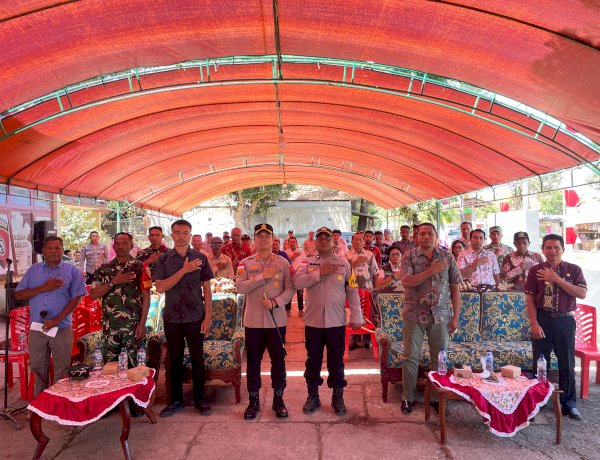 Kunker ke Polsek Lewa, Kapolres Sumba Timur Perkuat Koordinasi dan Pelayanan kepada Masyarakat