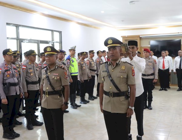 Kapolsek Karera Berganti, Kapolres Sumba Timur Tekankan Penguatan Kamtibmas