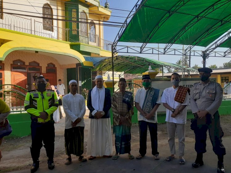 Perayaan Idul Adha 2020, Polres Sumba Timur dan Jajaran Lakukan Pengamanan Sholat Berjamaah
