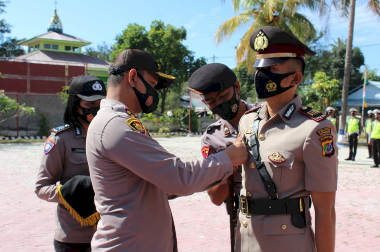 Kapolres Pimpin Pelantikan Jabatan Kasat Reskrim Serta Sertijab Kapolsek Lewa dan Kapolsek Waingapu Kota