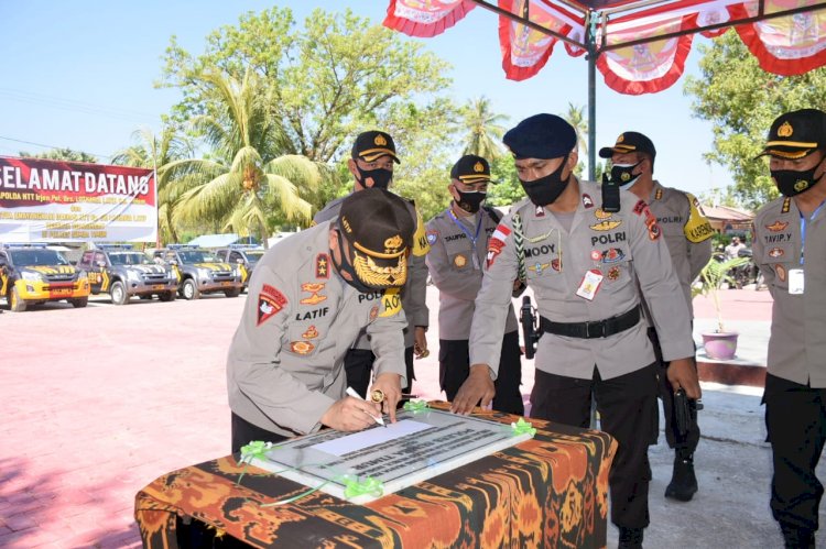Di Sela Kunker, Kapolda NTT Resmikan Masjid Nurul Ikhlas Polres Sumba Timur