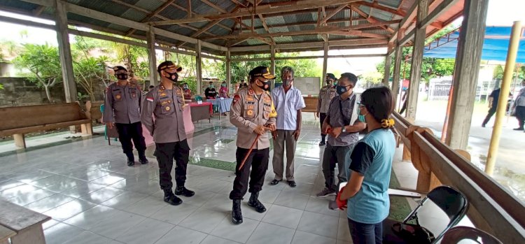 Kapolda NTT Cek Kesiapan TPS di Wilayah Sumba Timur