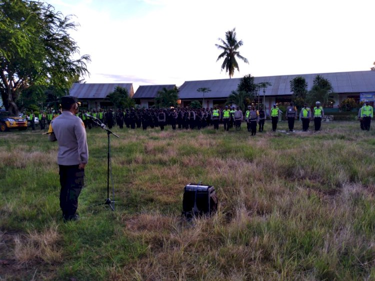 Personel BKO Sumba Timur Siap Amankan Pesta Adat Pasola Wanokaka