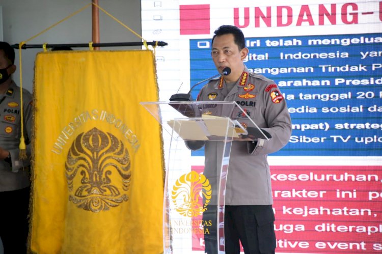 Kuliah Umum di UI, Kapolri Beberkan Peran Polri Tingkatkan Kerukunan Hidup Berbangsa