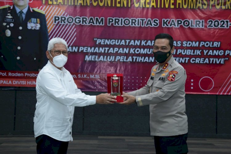 Jalankan 100 Hari Program Prioritas Jenderal Listyo Sigit, Humas Polri Gelar Pelatihan Konten Kreatif