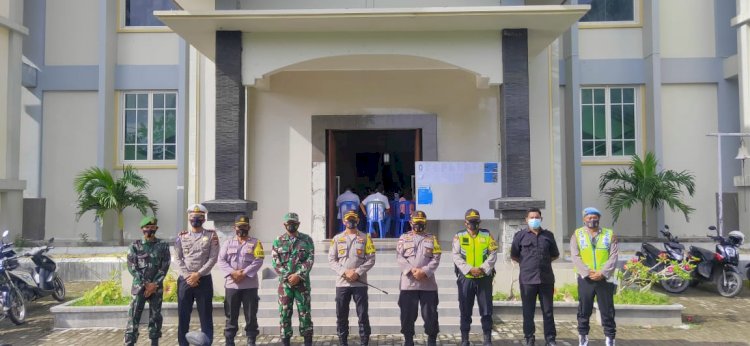 Kapolres Cek Langsung Pelaksanaan Pengamanan Ibadah Jumat Agung