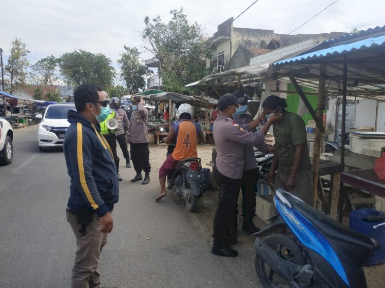 Operasi Yustisi Gabungan Polres, Kodim dan Pemkab Sumba Timur, Gunakan Metode Persuasif Humanis