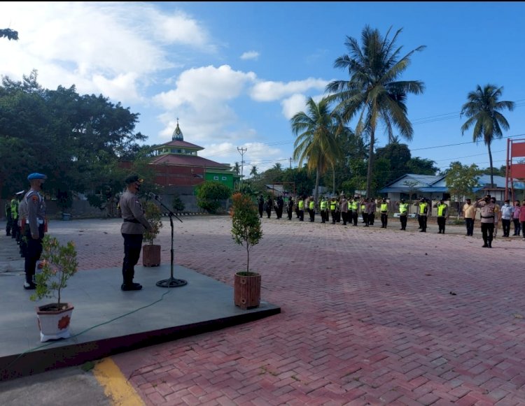 Kunker Mendagri di Sumba Timur,  Kapolres Ingatkan Anggota Perhatikan Buddy System