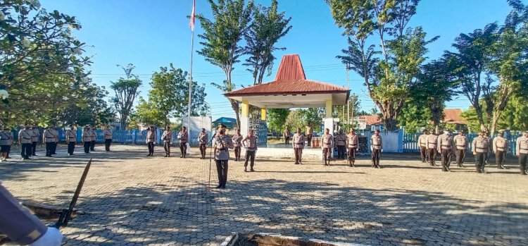 Wujud Penghormatan Kepafa Para Pejuang, Polres Sumba Timur Gelar Ziarah di TMP