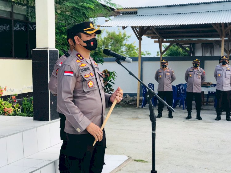 Pesan Kapolres Sumba Timur Saat Apel Gabungan, Jadilah Polisi Yang Baik Bagi Masyarakat, Pimpinan dan Institusi Polri.